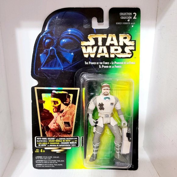 Kenner Star Wars Hoth Rebel Soldier 1996 POTF2 Power of the Force Action Figure - Picture 1 of 2